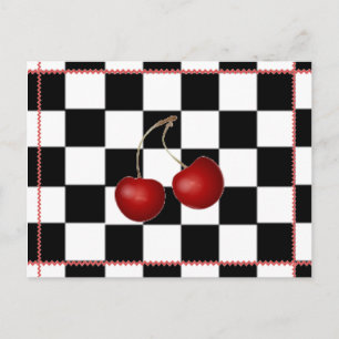 Retro Postcard ~ Cherry Summertime