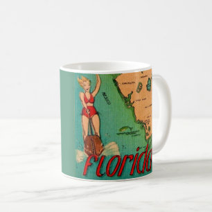 Retro Postcard of Florida  Coffee Mug
