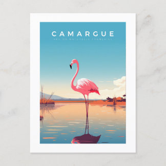 Retro poster - travel - vintage - camargue - Hive Holiday Postcard