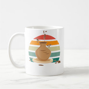 Retro Pottery Clay Pottery Vintage Pottery Coffee Mug