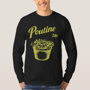 Retro Poutine   Canada   Montreal T-Shirt