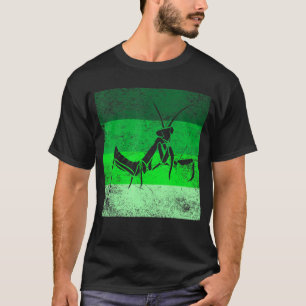 Retro Praying Mantis Future Entomologist Insect Wh T-Shirt