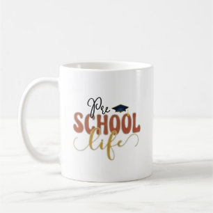 Retro Preschool Life Teacher Appreciation Design Coffee Mug