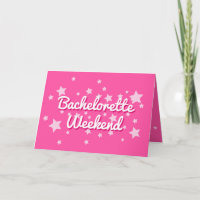 Retro Pretty Pink Malibu Stars Bachelorette