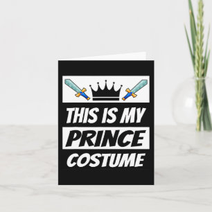 Retro Prince Costume Funny Halloween Costume Men K Card