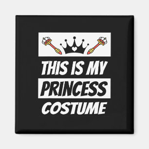 Retro Princess Costume Halloween Costume Magnet