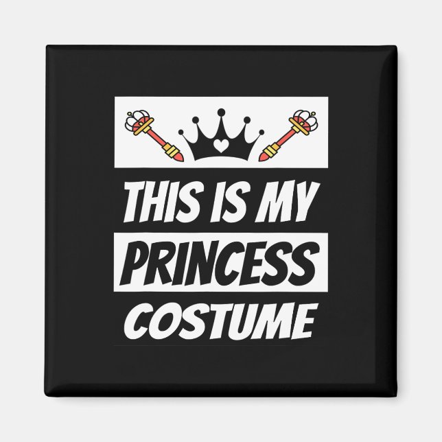 Retro Princess Costume  Halloween Costume  Magnet (Front)