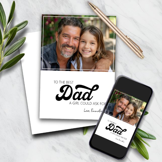 Retro Print Dad - Father's Day Card (Creator Uploaded)