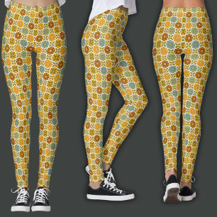 Retro Print Retro Chic Leggings