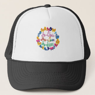 Retro Pro-Choice Pro-Love Pro-Science,Feminist Gay Trucker Hat