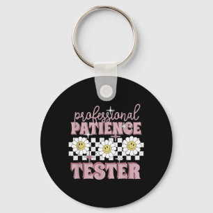 Retro Professional Patience Tester Toddler Kids Key Ring