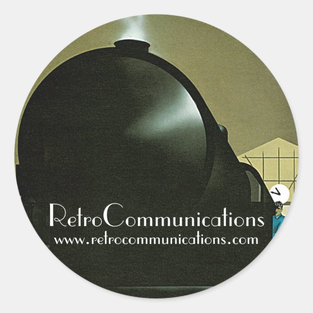 Retro Promo Sticker - Train (Front)