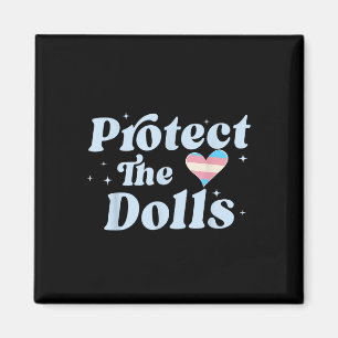Retro Protect The Dolls Gender Equality Human Righ Magnet