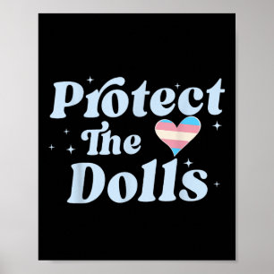 Retro Protect The Dolls Gender Equality Human Righ Poster