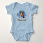 Retro Protected By Dog Custom Photo Colourful