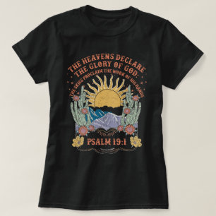 Retro Psalm 19:1 Classical Conversations Cycle T-Shirt
