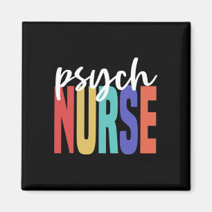 Retro Psych Nurse Psychiatric Nursing Psychology H Magnet