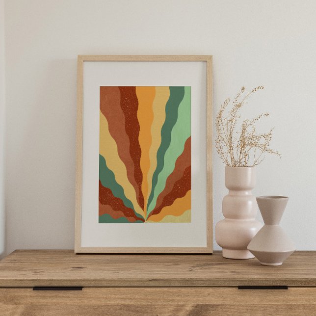 Retro psychedelic Groovy Colorful poster (Creator Uploaded)