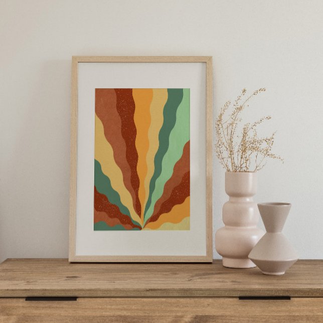 Retro psychedelic Groovy Colourful poster (Creator Uploaded)