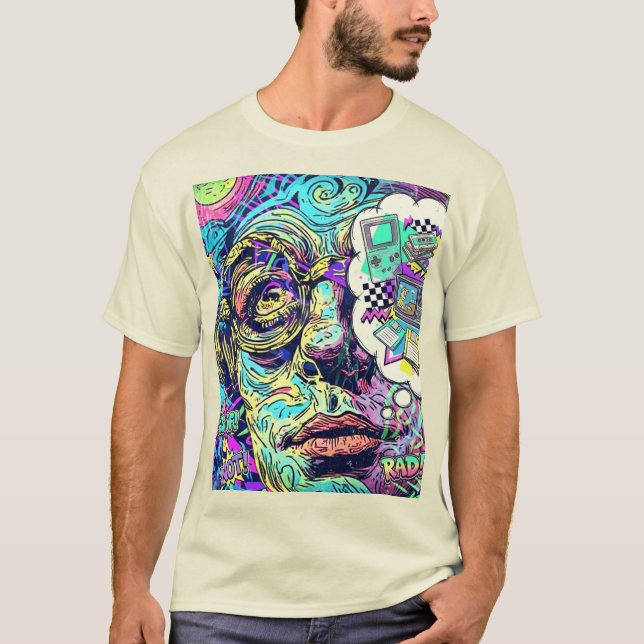 Retro Psychedelic T-Shirt (Front)