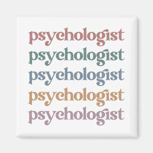 Retro Psychologist Psychology Student Graduation Magnet