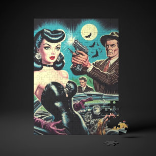 Retro Pulp Illustration Jigsaw Puzzle
