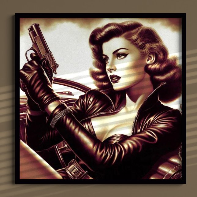 Retro Pulp Woman Poster (Creator Uploaded)