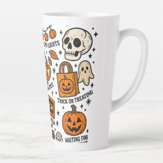Retro Pumpkin Spice Fall Latte Mug