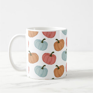 Retro Pumpkin Thanksgiving Seamless Pattern Coffee Mug