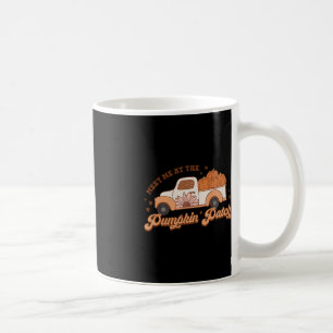 Retro Pumpkin Truck Meet Me At Pumpkin Patch Fall  Coffee Mug