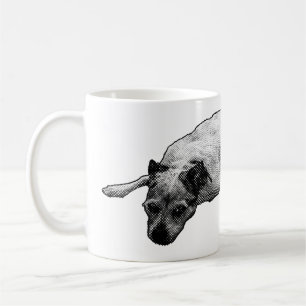 Retro Pup Rest in Autumn Calm Coffee Mug