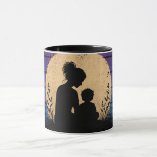 Retro Purple Sunset Mother’s Day Mug