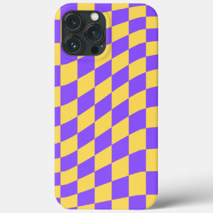 Retro Purple & Yellow  iPhone 13 Pro Max Case