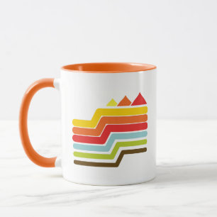 Retro Pyramids Mug