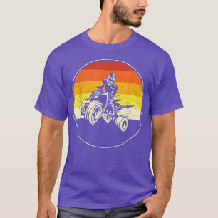 Retro Quad ATV Vintage 4x4 Offroad Biker Quad Bike T-Shirt