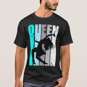 Retro Queen Dance Champion Birthday Grandaughter T-Shirt
