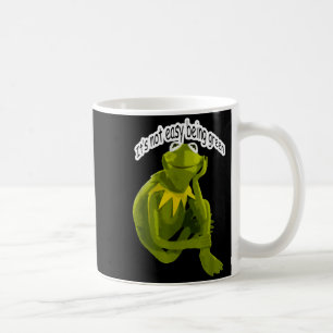 Retro Quote Its Not Easy Being Green Funny Frog An Coffee Mug