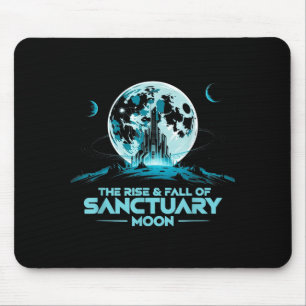 Retro Quote The Rise And Fall Of Sanctuary Moon Cl Mouse Pad