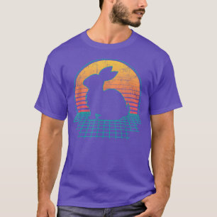 Retro Rabbit Lover Zookeeper Bunny Breeder Veteri T-Shirt
