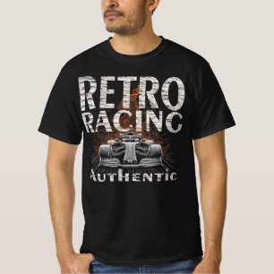 Retro Racing Authentic fired car sport T-Shirt
