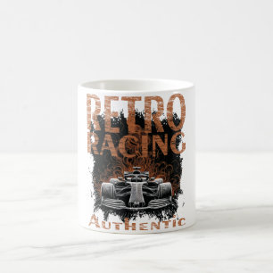 Retro Racing  car Authentic Coffee Mug