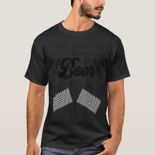 Retro Racing Chequered Flag I Have Mastered Drinki T-Shirt
