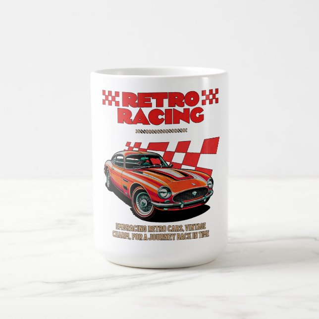 RETRO RACING COFFEE MUG (Center)