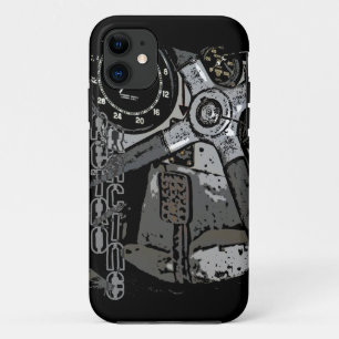 Retro Racing Oldtimer Details Graphic Design iPhone 11 Case