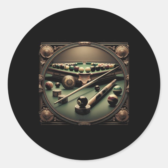 Retro Rack  Classic Round Sticker (Front)