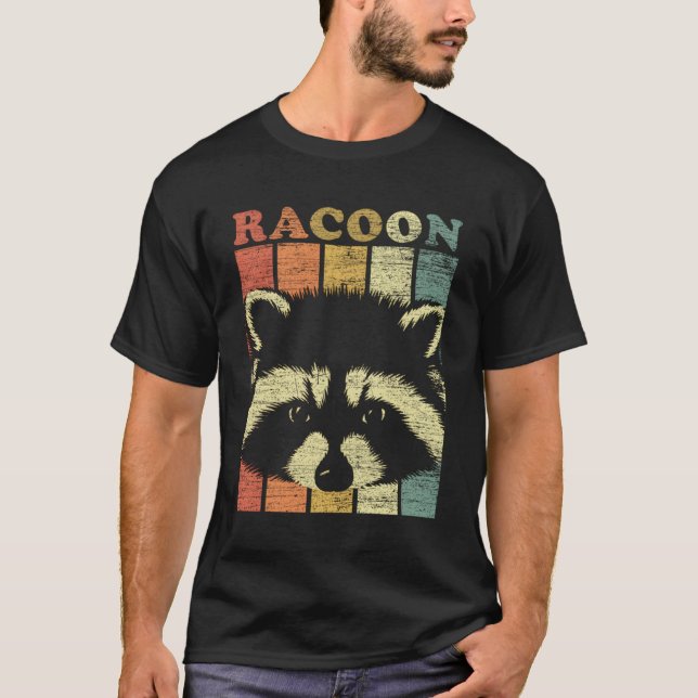 Retro Racoon T-Shirt (Front)