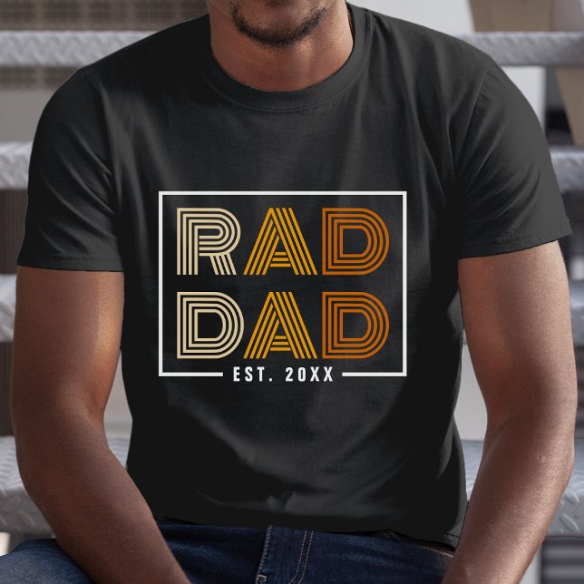 Retro Rad Dad T-Shirt (Retro Rad Dad T-Shirt)