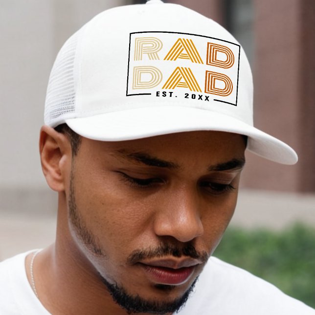 Retro Rad Dad Trucker Hat (Creator Uploaded)