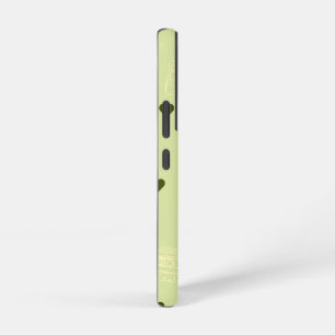 Retro Radio and Heart Pattern in Lime Green Samsung Galaxy Case