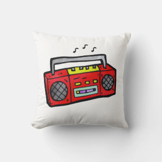 Retro Radio Boombox Cushion